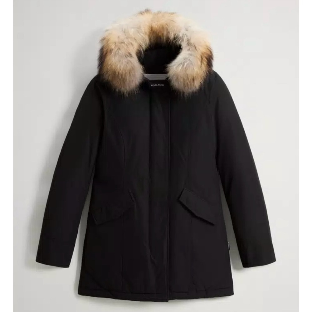 Woolrich Artic Parka in Ramar Cloth with Detachable Fur Hood